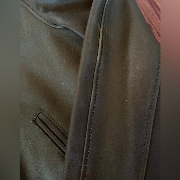 Coach Olive Green Wool and Leather Varsity Jacket (Size M) - Picture 15 of 15